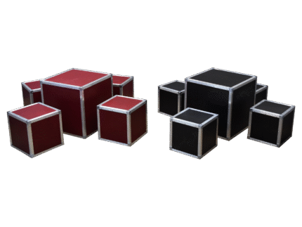 Table and chair set for mobile cafes