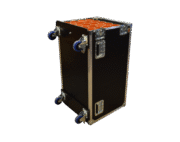 Road case for microphone stands