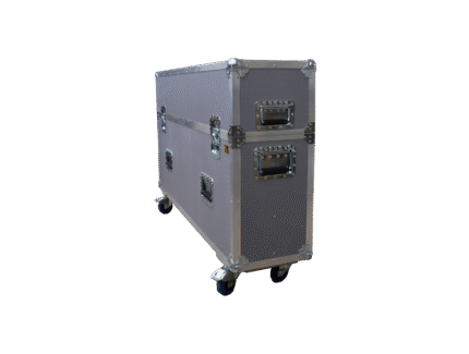 Flight case for 55″ screens