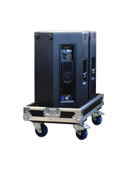 Flight case for RCF NX32-A speakers