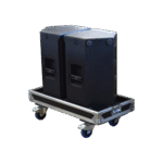 Flight case for RCF NX32-A speakers
